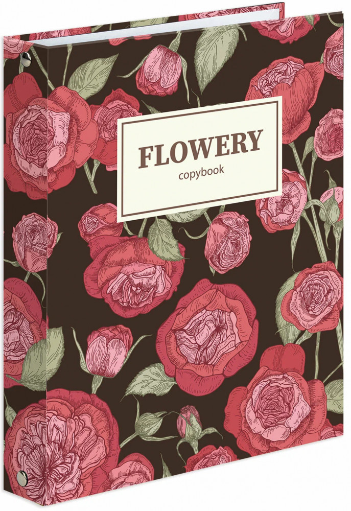 Тетрадь на кольцах «Flowers» | Brauberg