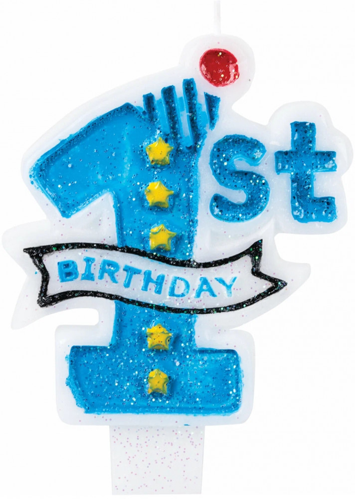 Свеча-цифра №1 | Золотая сказка