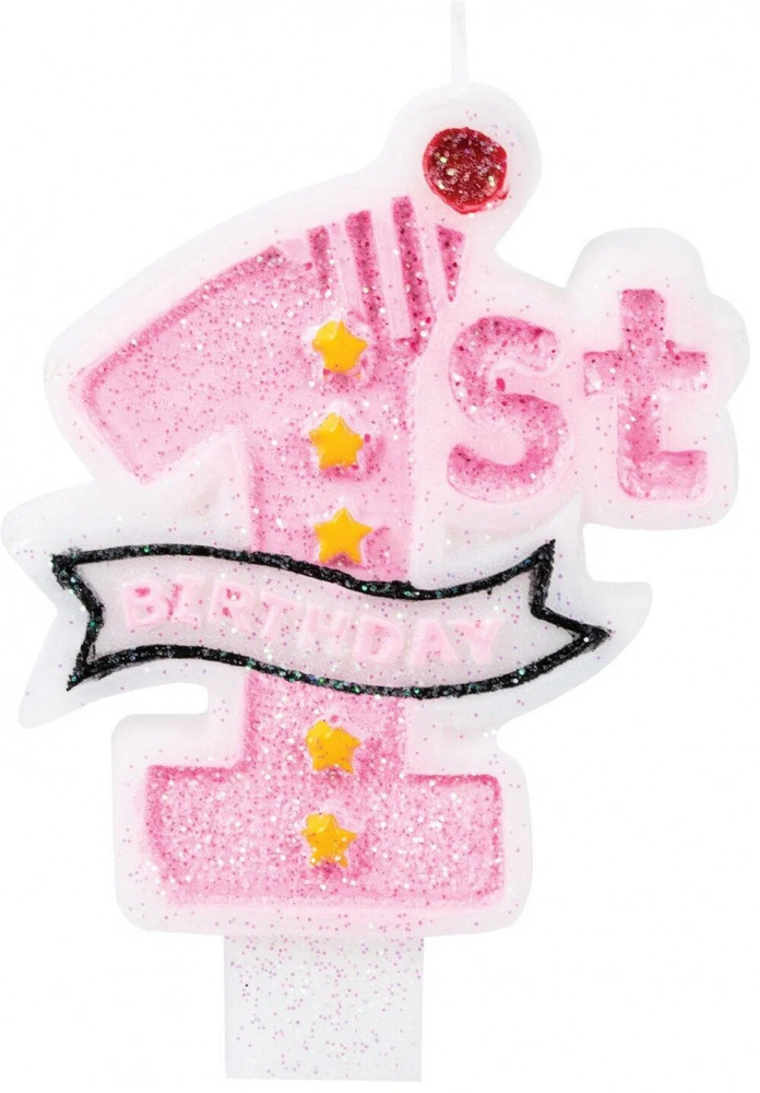 Свеча-цифра №1 | Золотая сказка