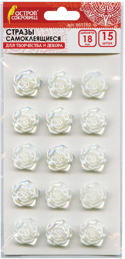 Стразы самоклеящиеся «Розы» | Остров сокровищ