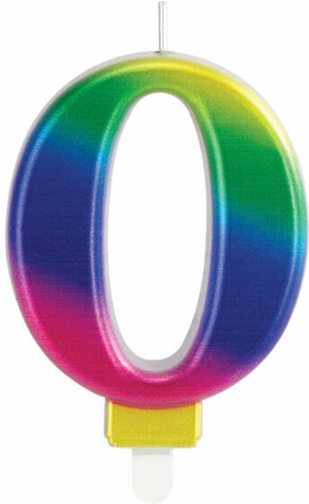 Свеча-цифра №0 | Золотая сказка