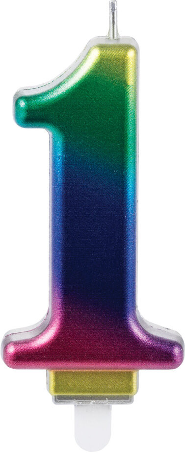 Свеча-цифра №1 | Золотая сказка