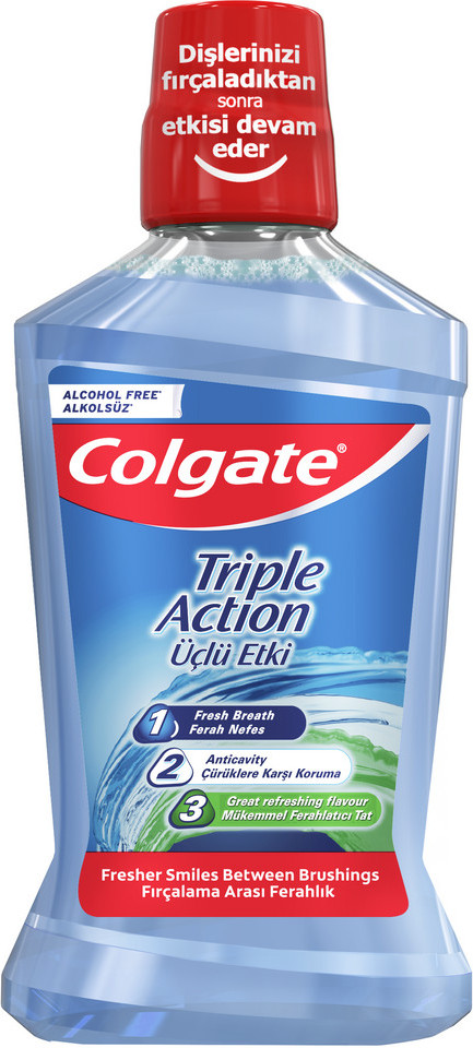 Ополаскиватель для полости рта антибактериальный «Тройное Действие» | Colgate
