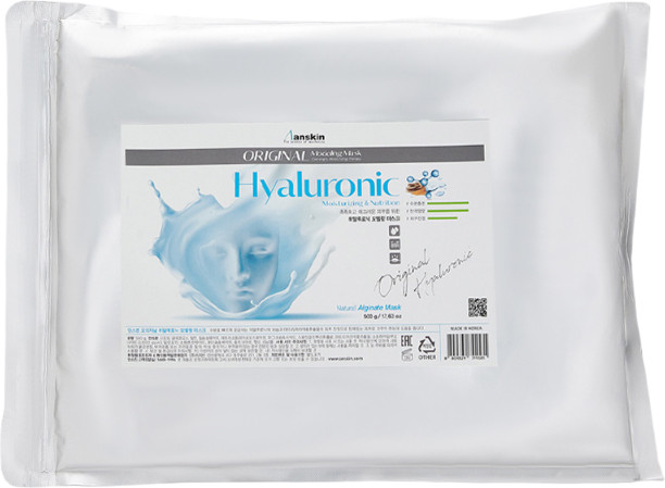 Маска для лица альгинатная с гиалуроновой кислотой «Hyaluronic» | Anskin