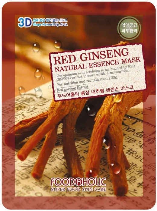маска с натуральным экстрактом красного женьшеня «3D» | Foodaholic