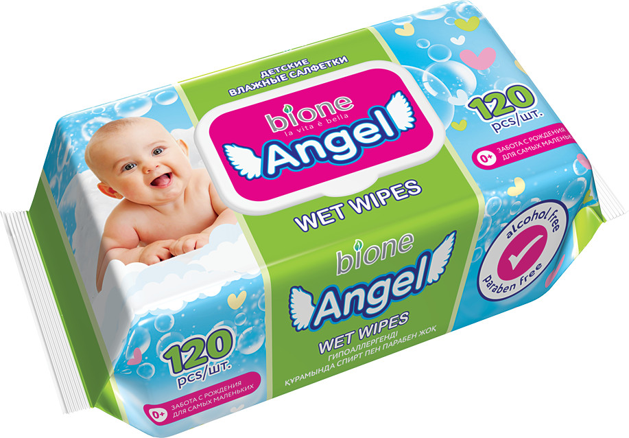 Салфетки влажные детские | Bione