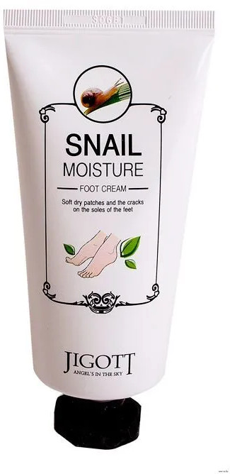 Крем для ног увлажняющий с улиткой | Jigott