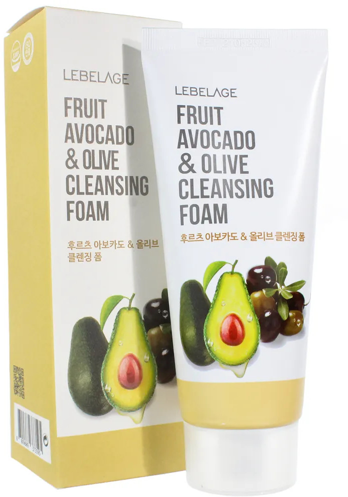 Пенка для лица очищающая с авокадо и оливой «Fruit Avocado & Olive» | Lebelage