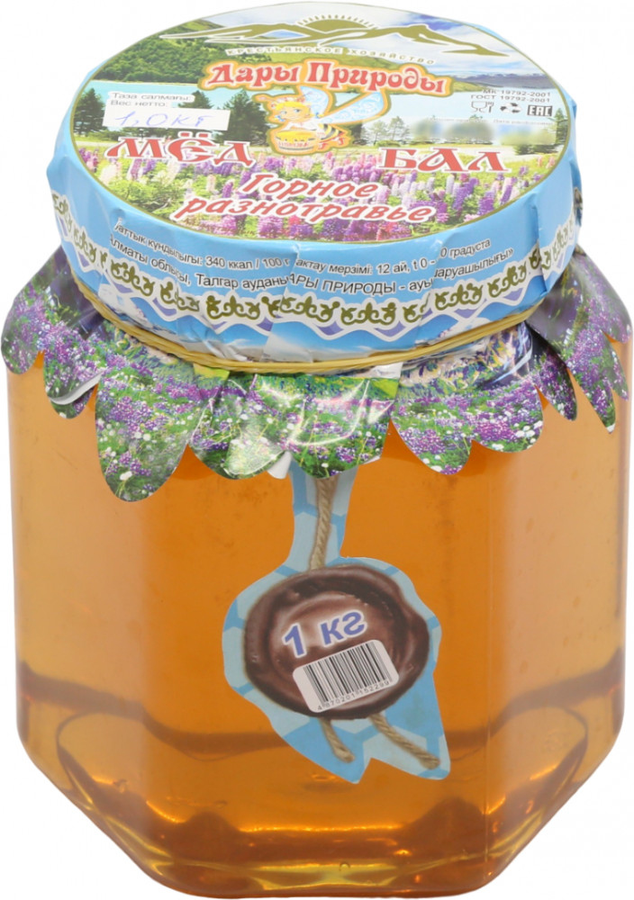 Мед натуральный «Горное разнотравье» | Алтайский | Крестьянское хозяйство «Дары природы»