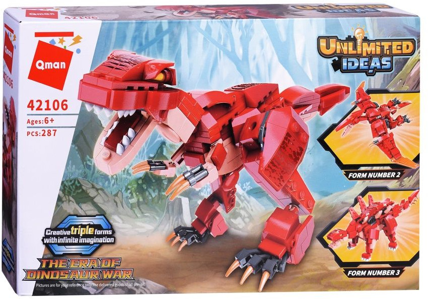 Конструктор «Динозавр» | Unlimited ideas | Enlighten Brick