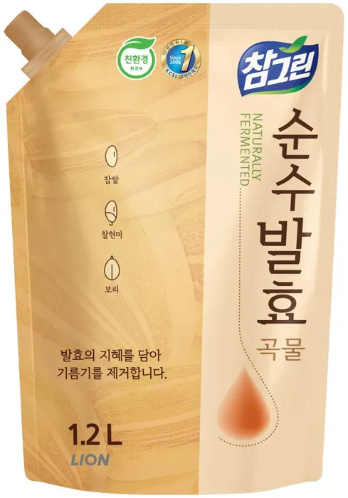 Средство для мытья посуды, овощей и фруктов 5 злаков | CJ Lion