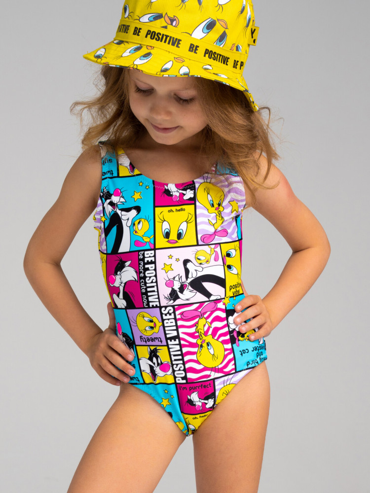 Купальник для девочек | Be positive | PlayToday