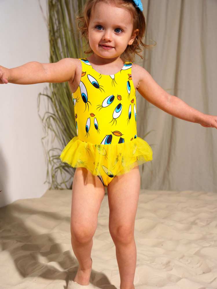 Купальник для девочек | Be positive | PlayToday