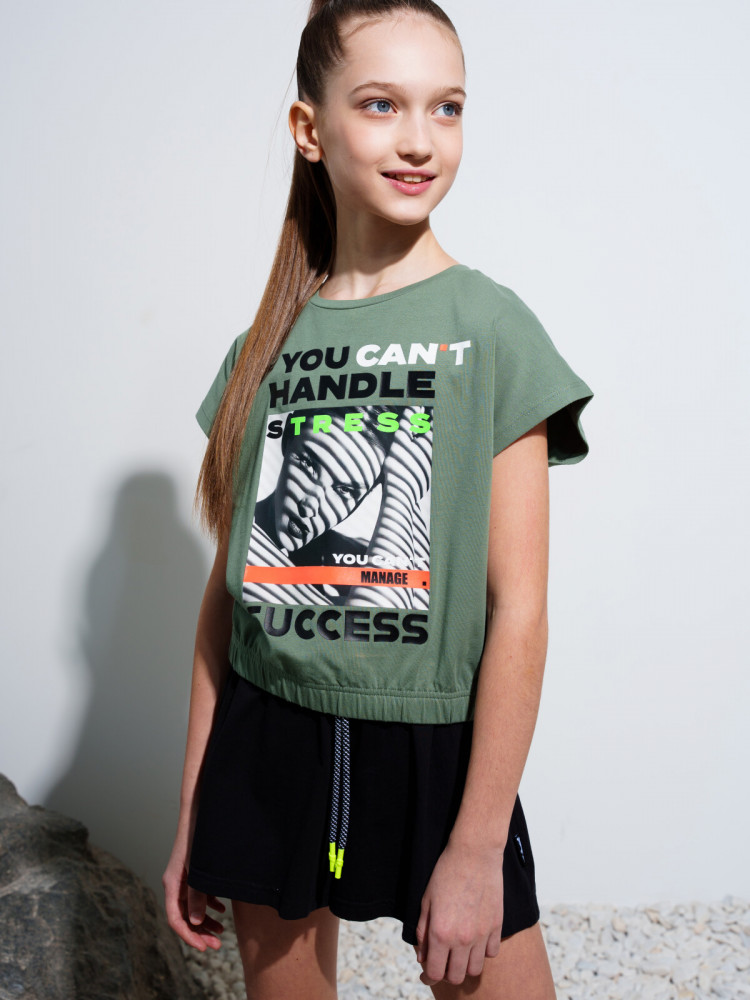 Футболка для девочек | Break the rules | PlayToday