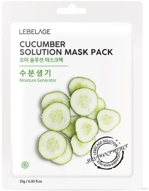 Маска тканевая с огурцом | Lebelage