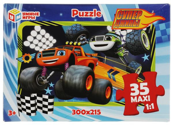 Пазл «Суперджипы» | Умные игры