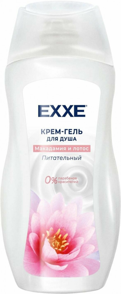 Крем-гель для душа питательный «Макадамия и лотос» | EXXE