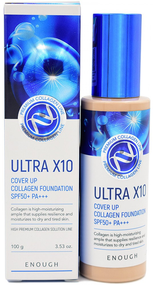 Крем тональный с коллагеном, оттенок 21 | Enough