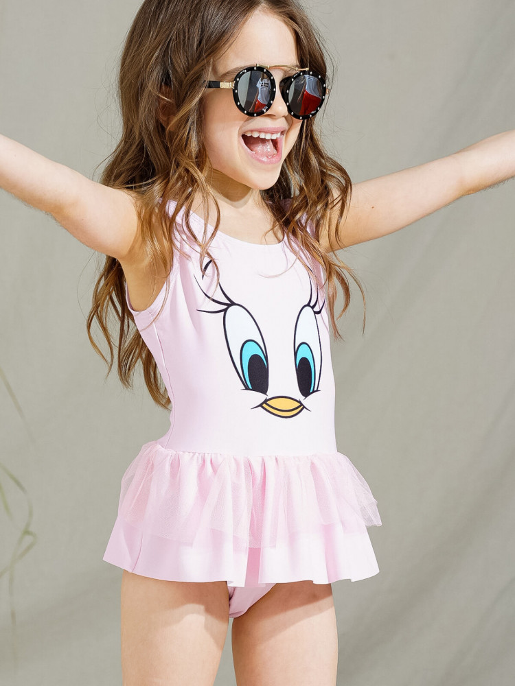 Купальник для девочек | Be positive | PlayToday