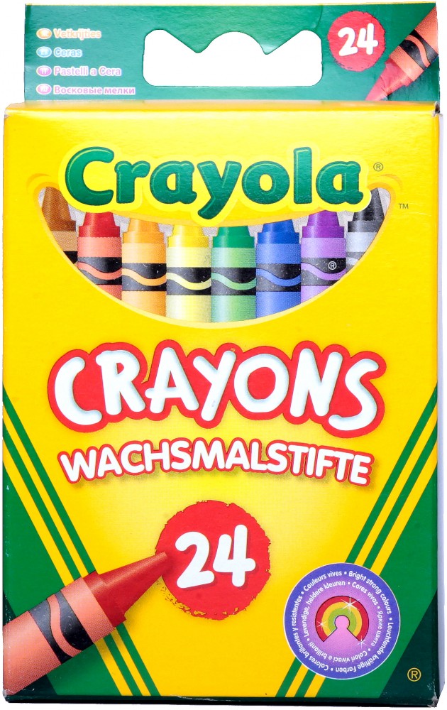 Разноцветные восковые мелки, 24 цвета | Crayola