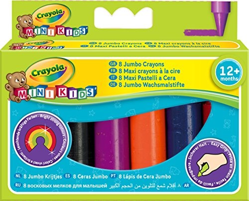 Мелки восковые для самых маленьких, 8 шт | Crayola