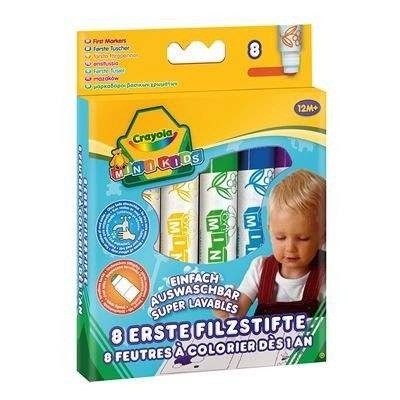 Фломастеры цветные для малышей, 8 шт | Crayola