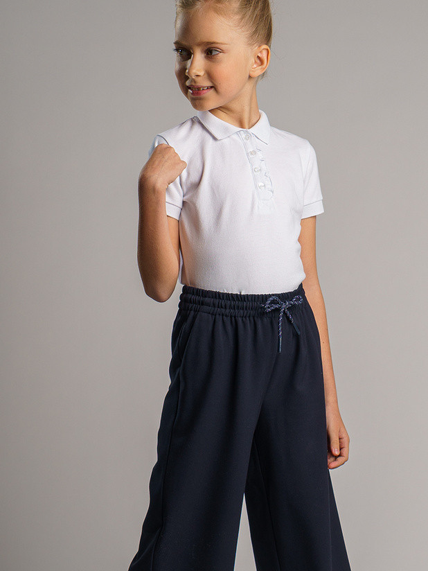 Футболка-поло для девочки | School | PlayToday