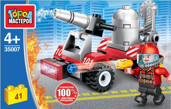 Конструктор «Пожарник на машине» | Город мастеров