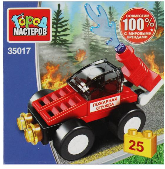 Конструктор «Пожарная машина» | Город мастеров