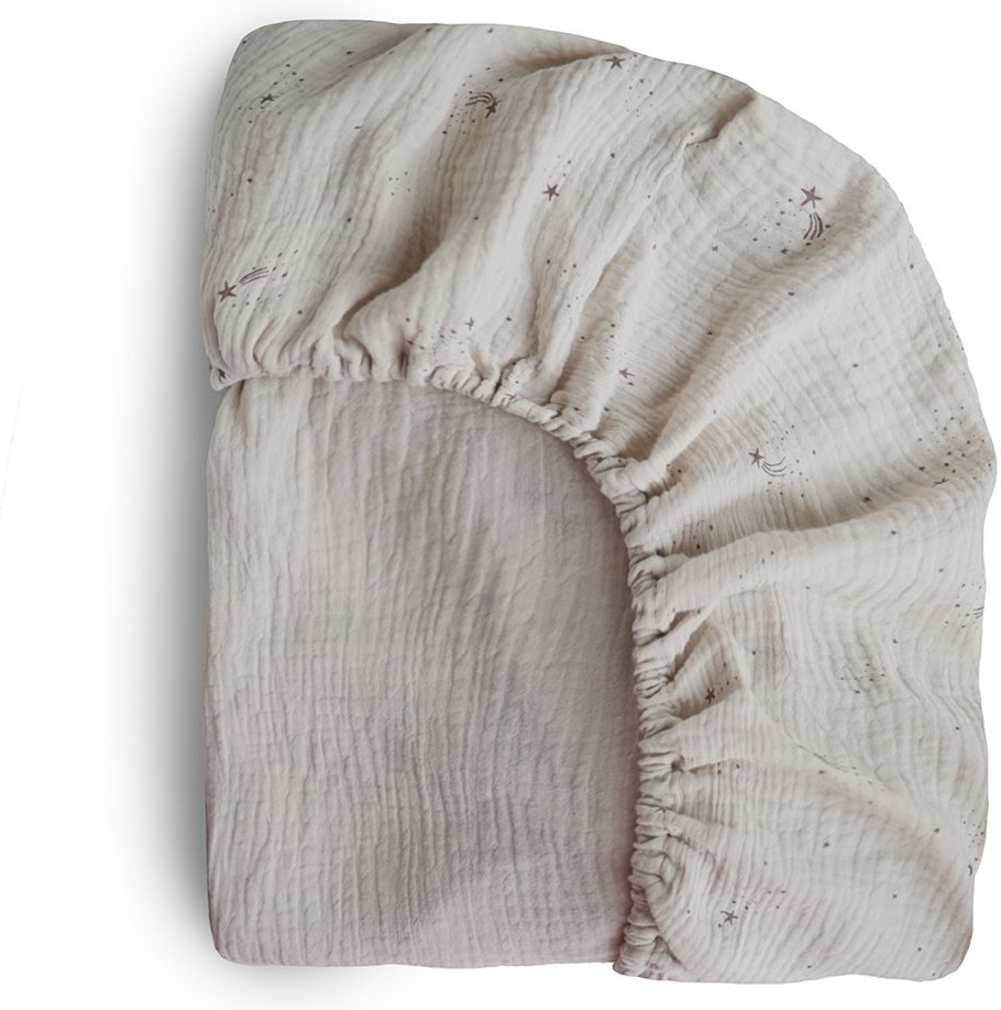 Пеленка-простыня на резинке | Mushie