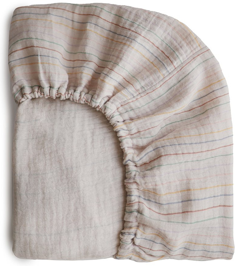 Пеленка-простыня на резинке | Mushie