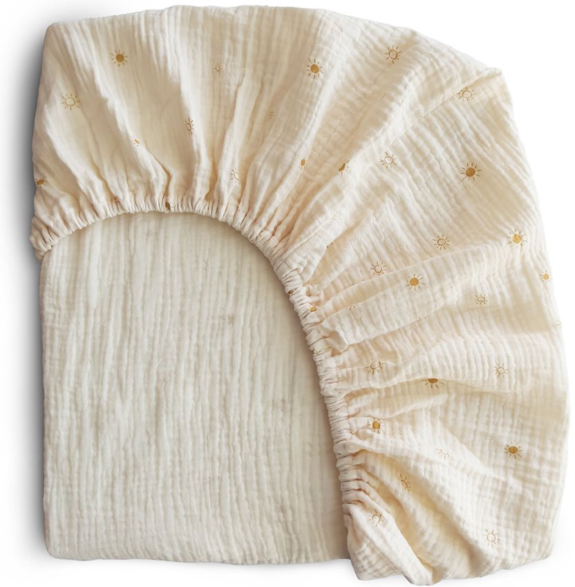 Пеленка-простыня на резинке | Mushie