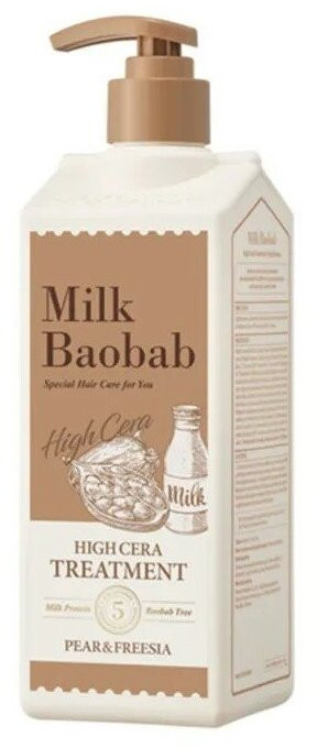Бальзам для волос с ароматом груши и фрезии «Treatment Pear & Freesia» | High Cera | Milk Baobab