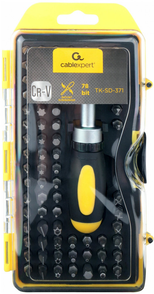 Отвертка с набором бит Cablexpert TK-SD-371 | Cablexpert