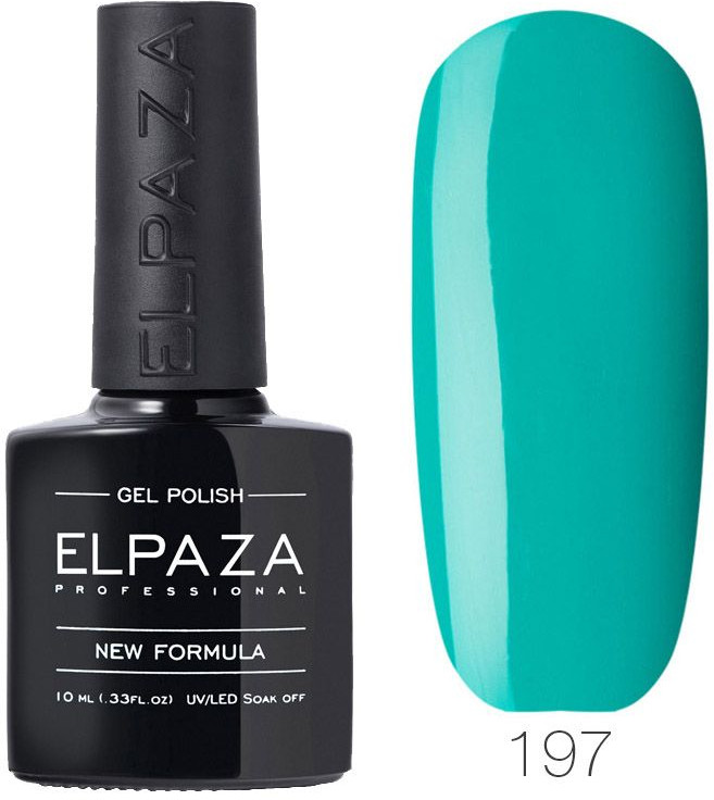 Гель-лак для ногтей, оттенок 197 Карибское сокровище | Elpaza Professional
