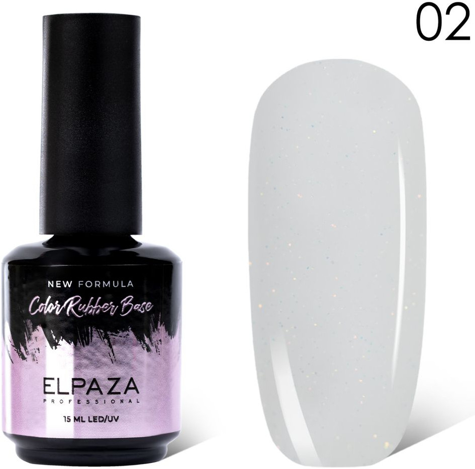 Покрытие базовое камуфлирующее каучуковое, оттенок 002 молочное кружево | Elpaza Professional