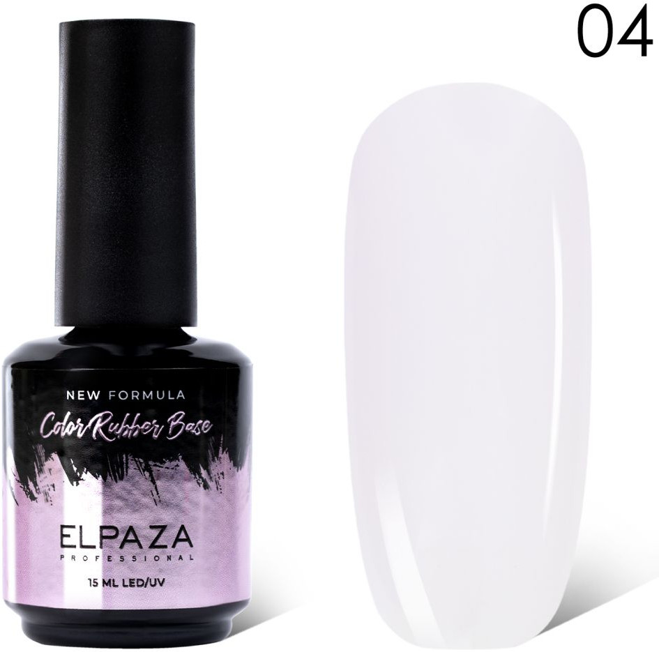 Покрытие базовое камуфлирующее каучуковое, оттенок 004 Холодный розовый | Elpaza Professional