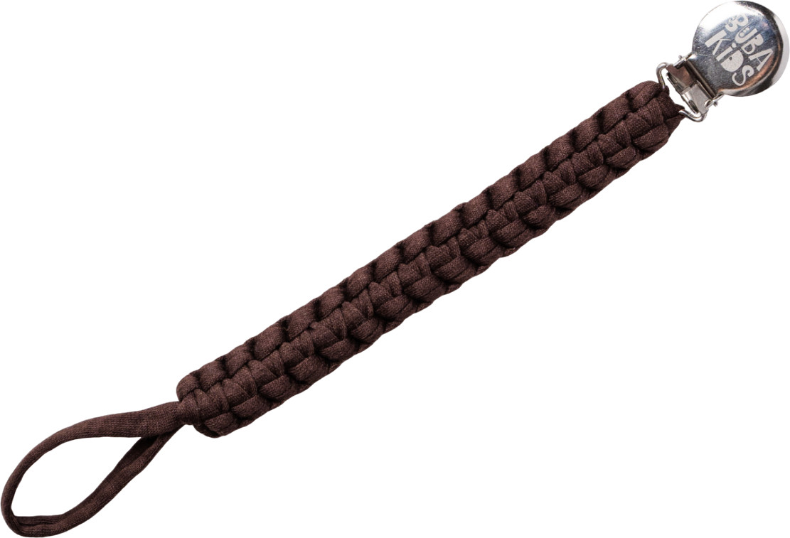 Держатель для пустышки плетеный «Шоколад» | BUBA KIDS