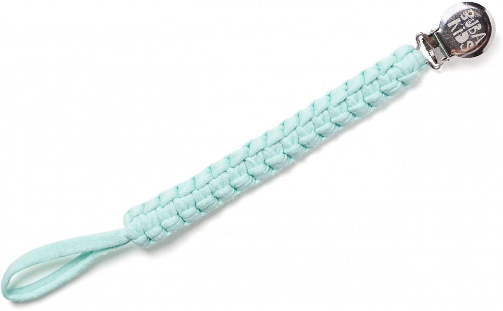 Держатель для пустышки плетеный «Горная мята» | BUBA KIDS