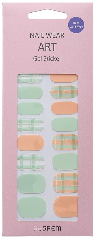Наклейки для ногтей «Sticker 09» | Art gel | The Saem