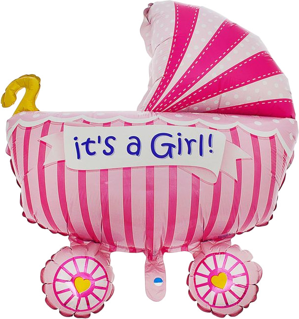 Шар фольгированный «Коляска детская» | Flex Metal