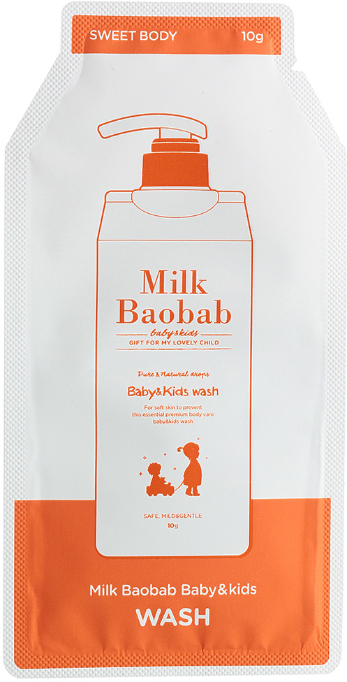 Гель для душа детский | Baby&kids care | Milk Baobab