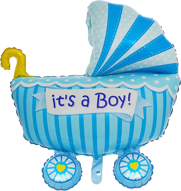 Шар фольгированный «Коляска детская» | Flex Metal