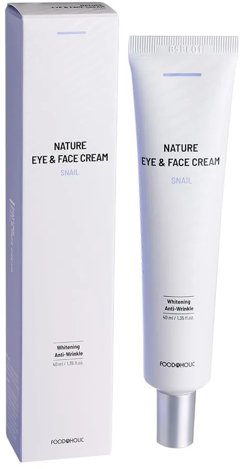 Крем для лица и области вокруг глаз с улиткой | Foodaholic