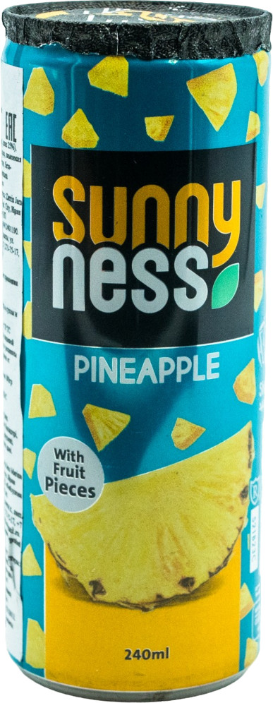 Напиток безалкогольный с кусочками фруктов «Ананас» | Sunny Ness