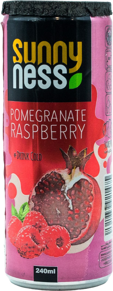 Напиток безалкогольный с кусочками фруктов «Гранат и малина» | Sunny Ness