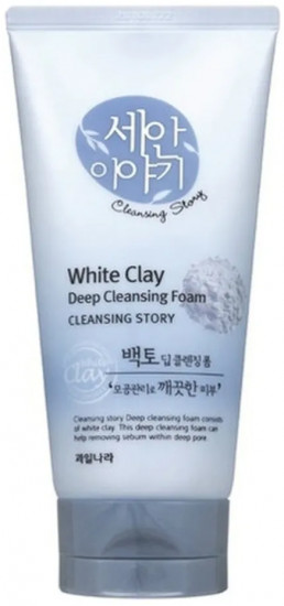 Пенка для умывания с белой глиной