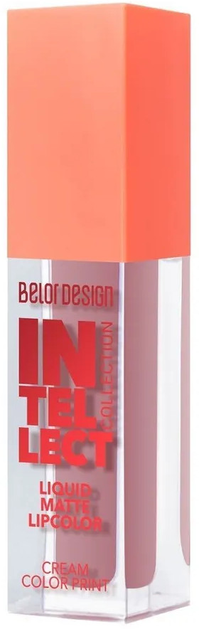 Краска для губ матовая, тон 4 Cofee Break | Intellect | BelorDesign