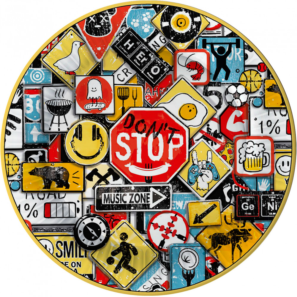 Набор тарелок бумажных «Знаки яркие» | Знаки яркие | ND Play