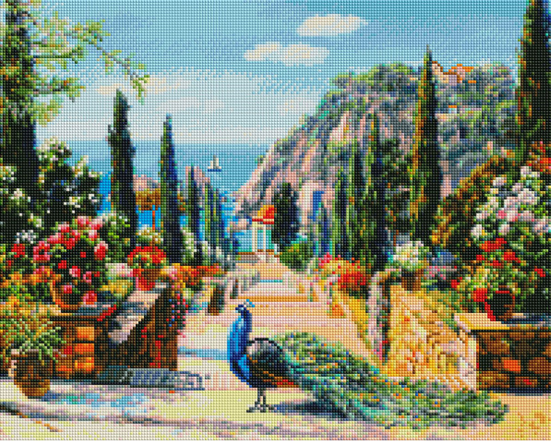 Мозаика алмазная «На берегу моря» | Белоснежка